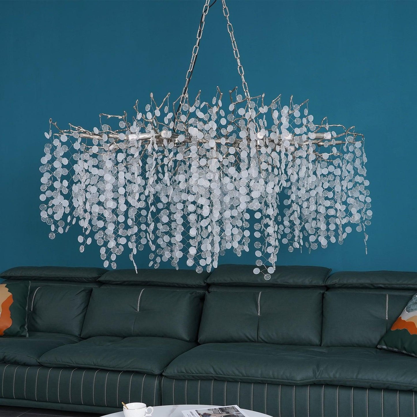 Shiro Noda Contemporary Crystal Chandelier