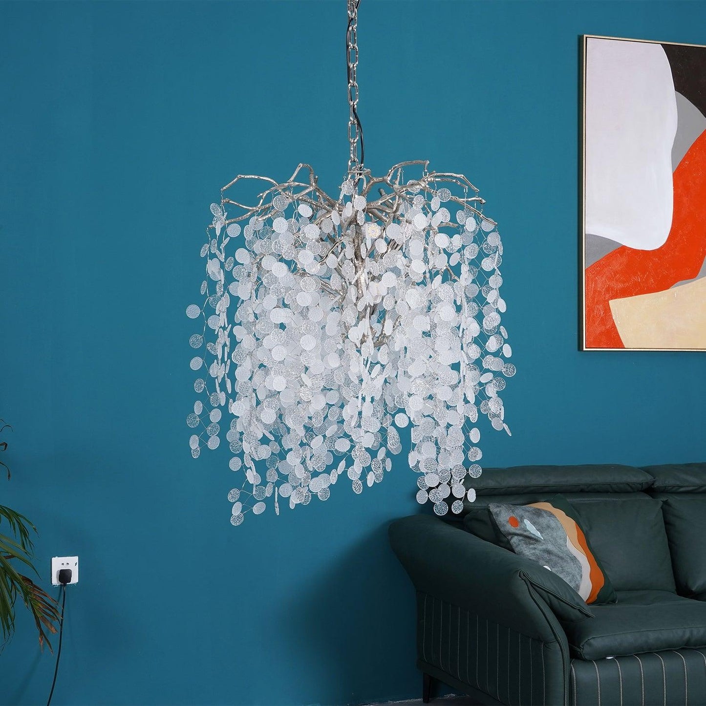 Shiro Noda Contemporary Crystal Chandelier