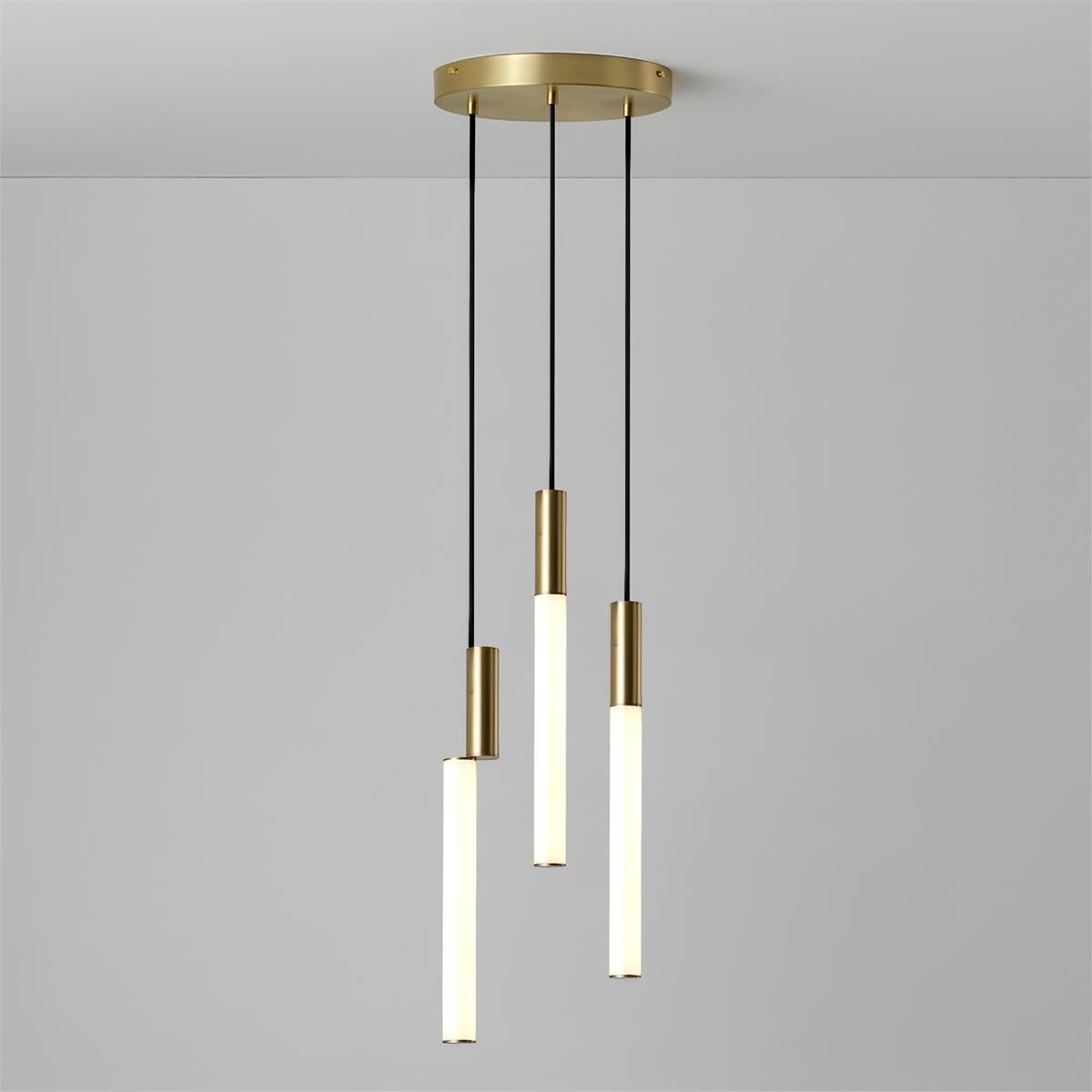 Signal LED Art Deco Aluminum Pendant Light