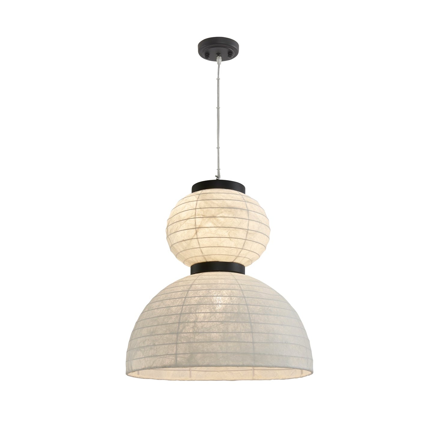 Modern Silk Contemporary Metal Pendant Light