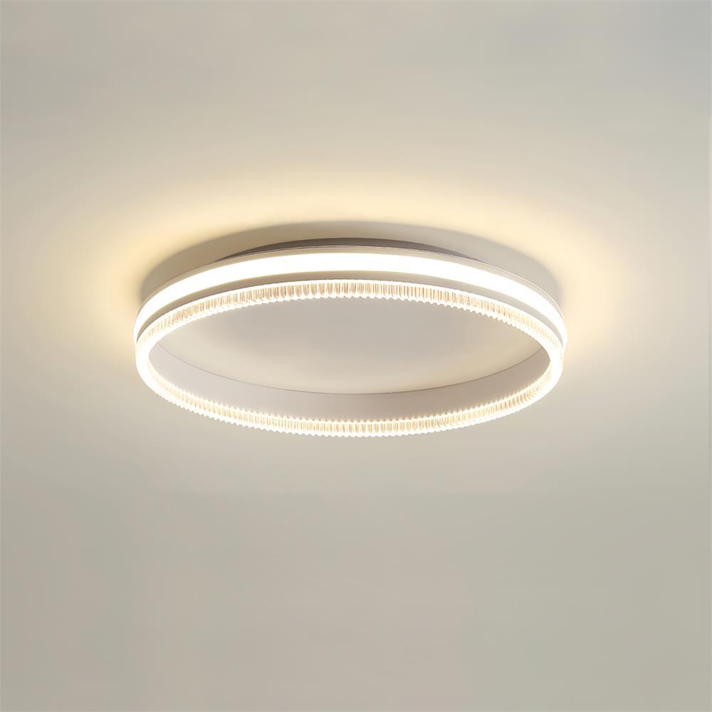 Simple Acrylic Ring Eclectic Metal Ceiling Light