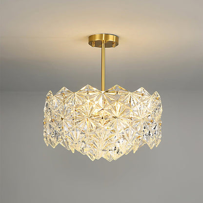 Snowflake Eclectic Crystal Chandelier