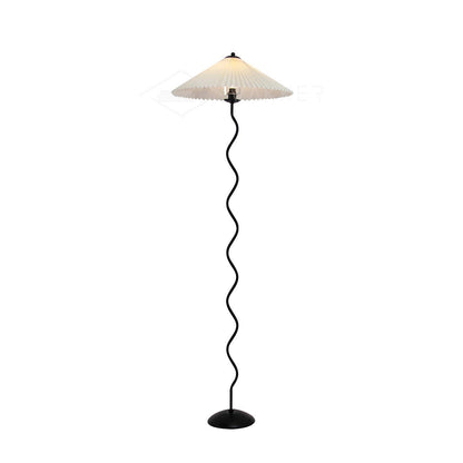 Squiggle Traditional Metal Floor Lamp