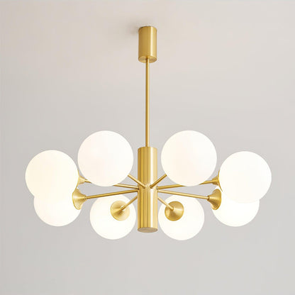 Stella Brass Modern Crystal Chandelier