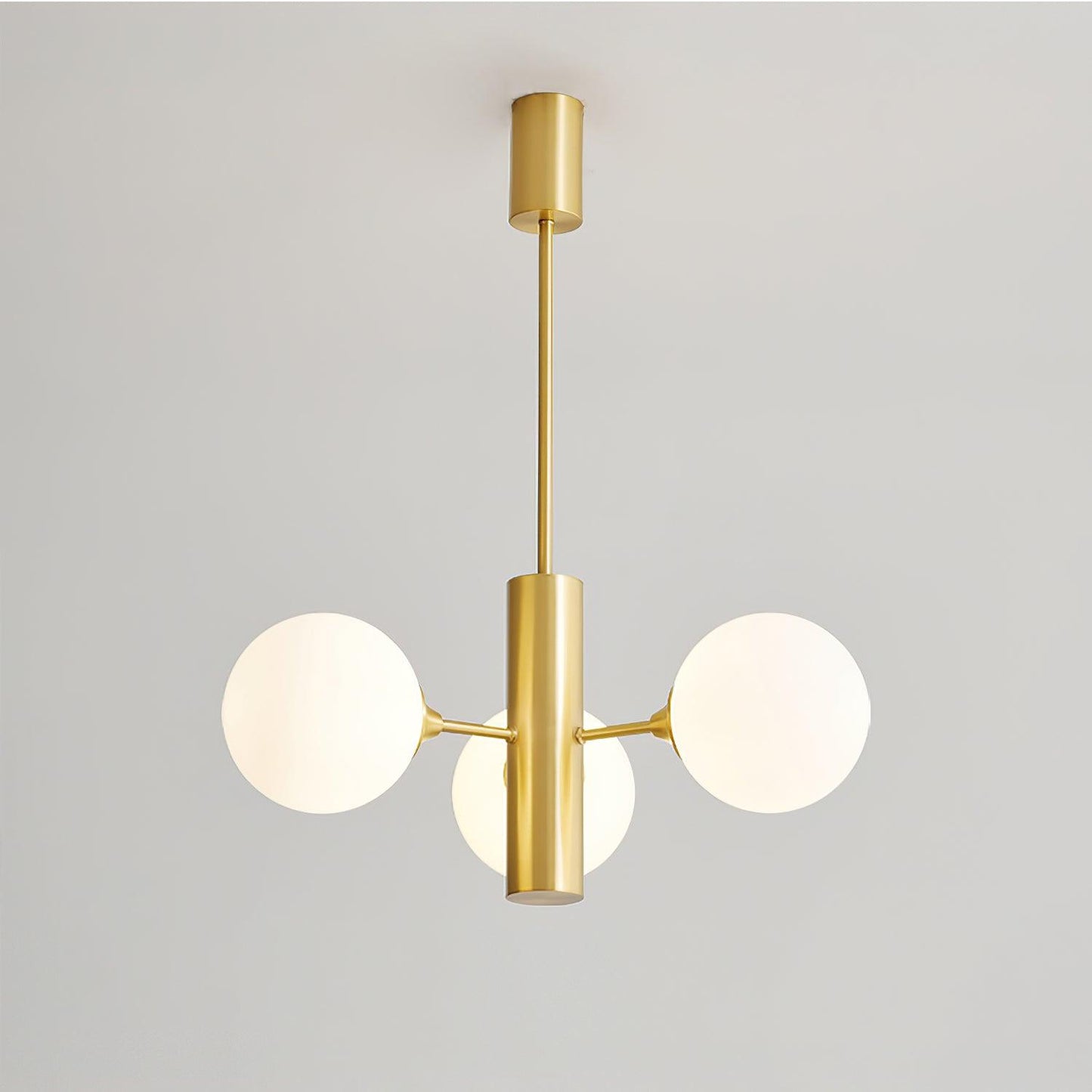 Stella Brass Modern Crystal Chandelier