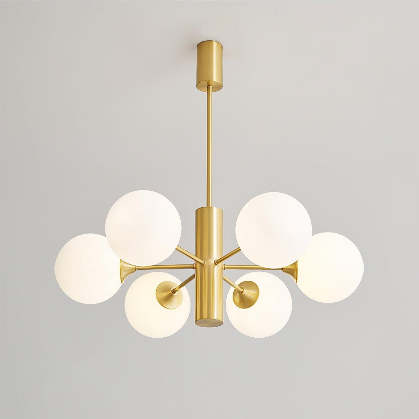 Stella Brass Modern Crystal Chandelier