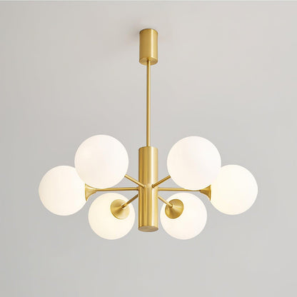 Stella Brass Modern Crystal Chandelier