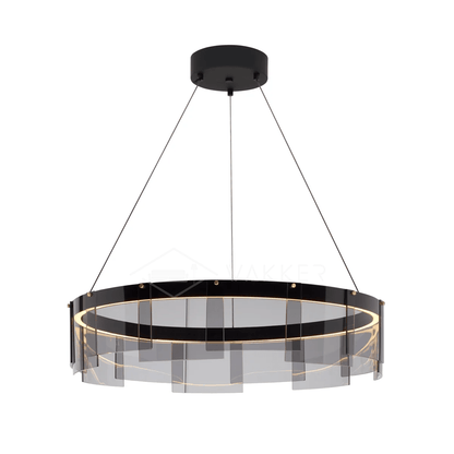 Stratos LED Modern Crystal Chandelier