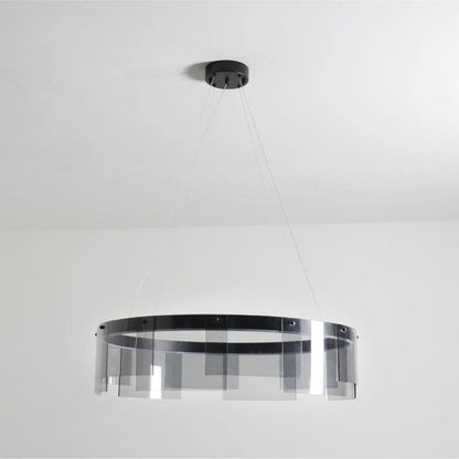 Stratos LED Modern Crystal Chandelier