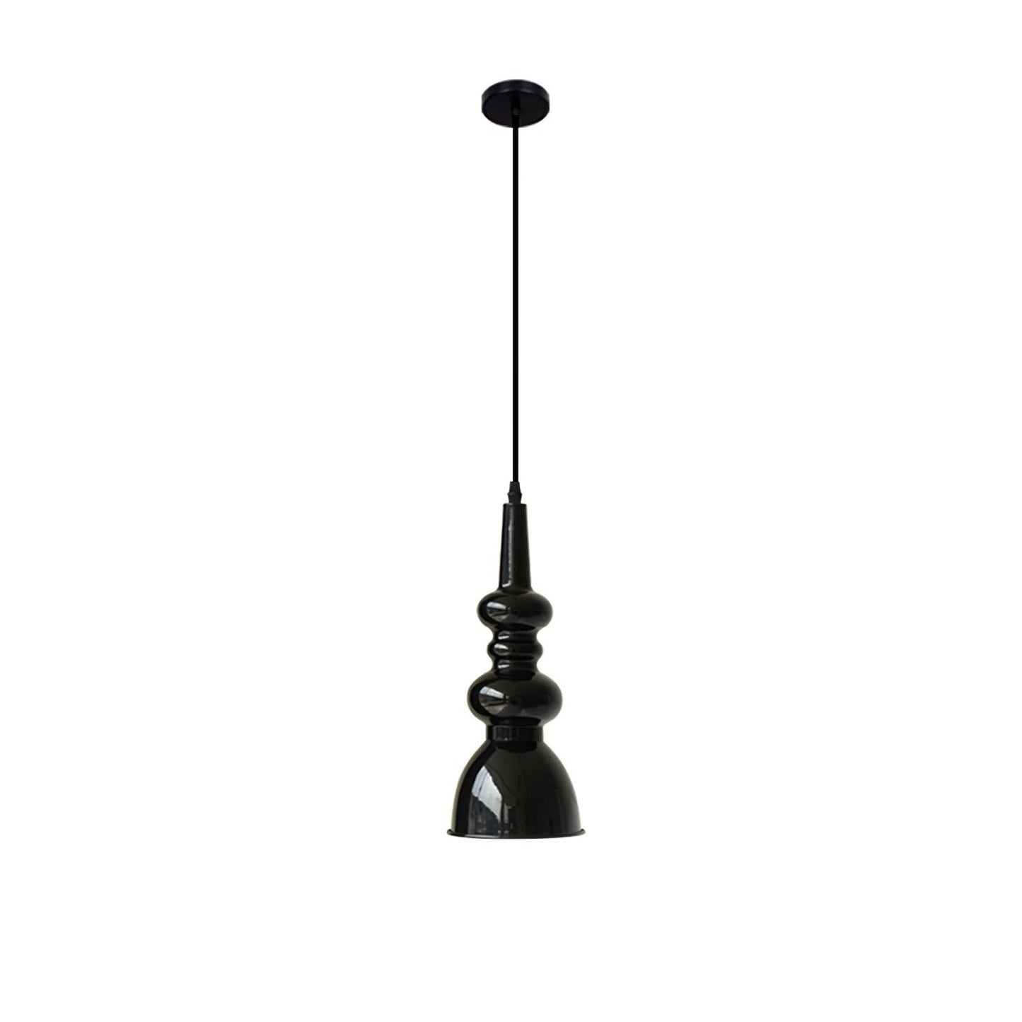 Svelte Noir Modern Metal Pendant Light