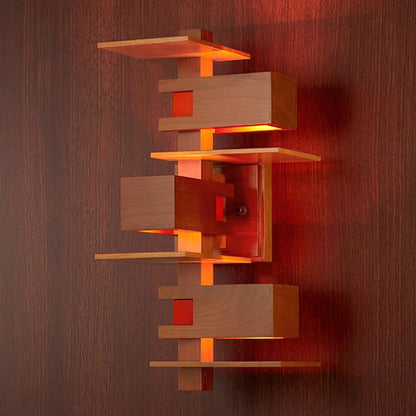 Taliesin Modern Wood Wall Lamp