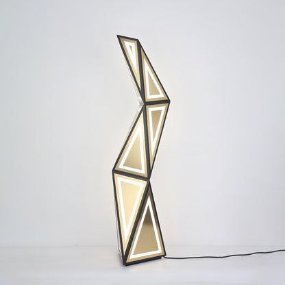 Tapered Cube Modern Metal Floor Lamp