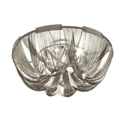 Tassel Aluminum Chain Modern Metal Ceiling Light