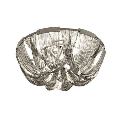 Tassel Aluminum Chain Modern Metal Ceiling Light