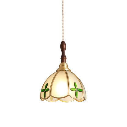 Tiffany Floral Classic Crystal Pendant Lamp