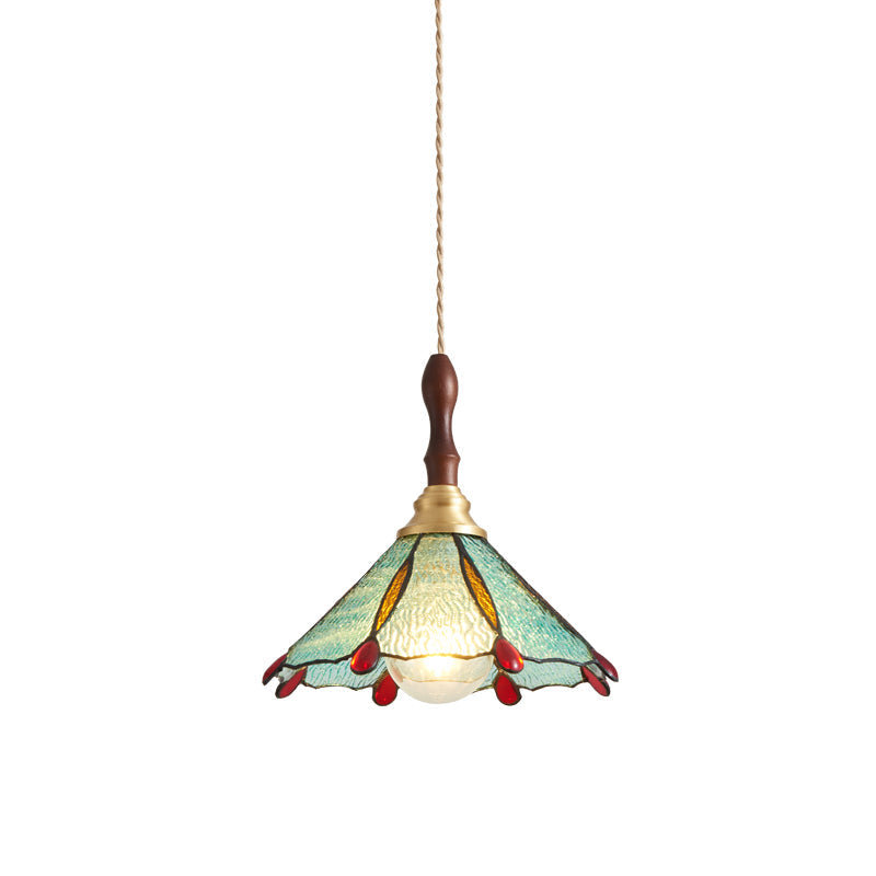 Tiffany Floral Classic Crystal Pendant Lamp