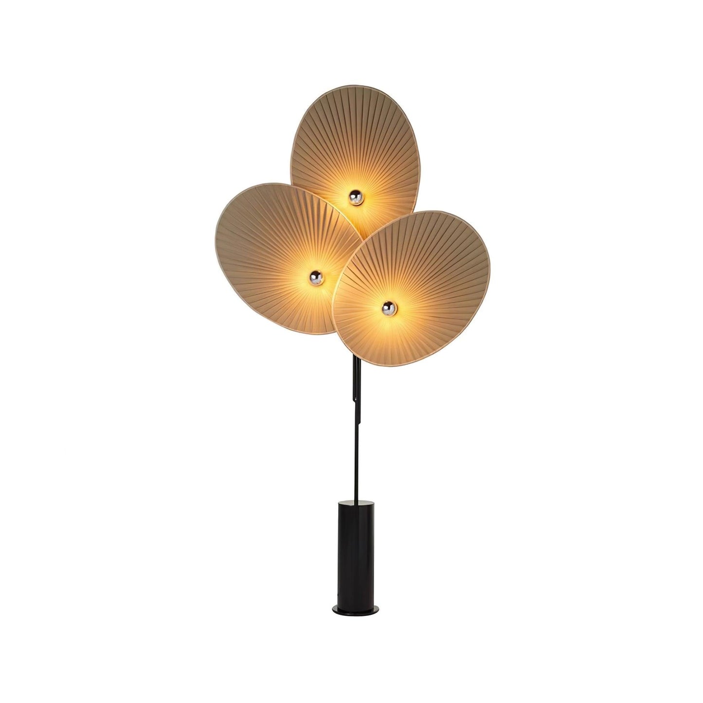 Triple Floral Modern Material Floor Lamp