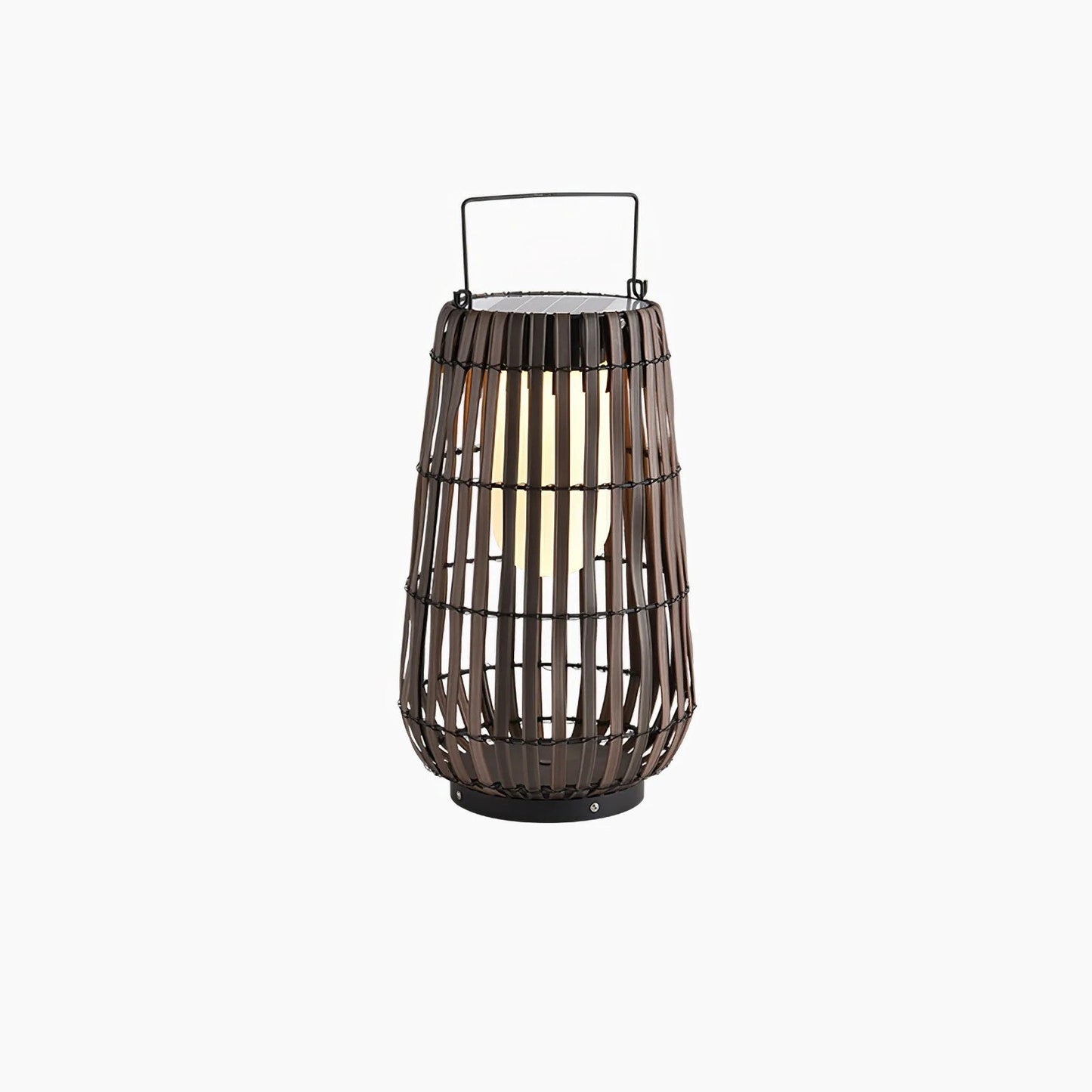 Tropic Braid Lantern Modern Metal Outdoor Lamp