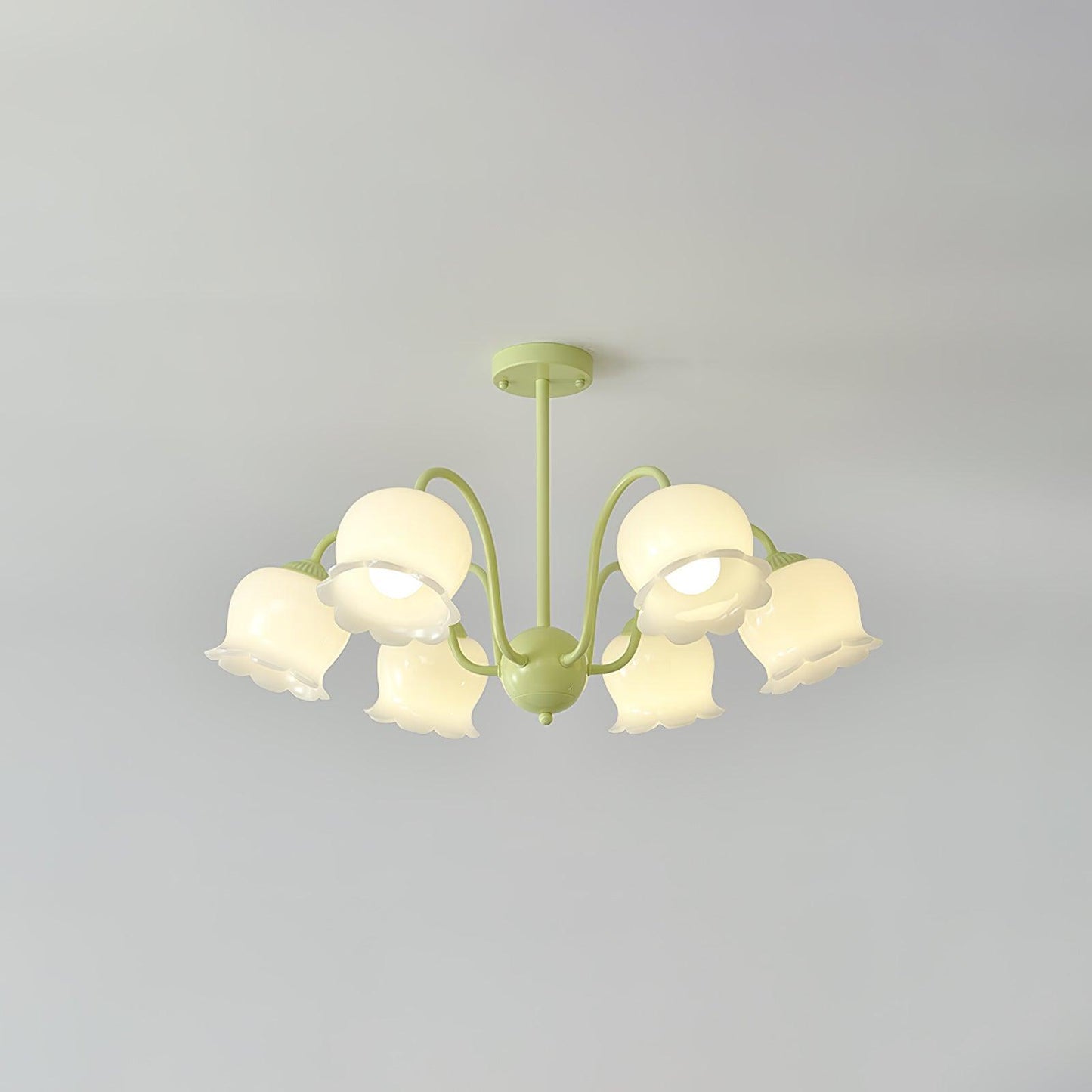 Trumpet Flower Minimalist Crystal Chandelier