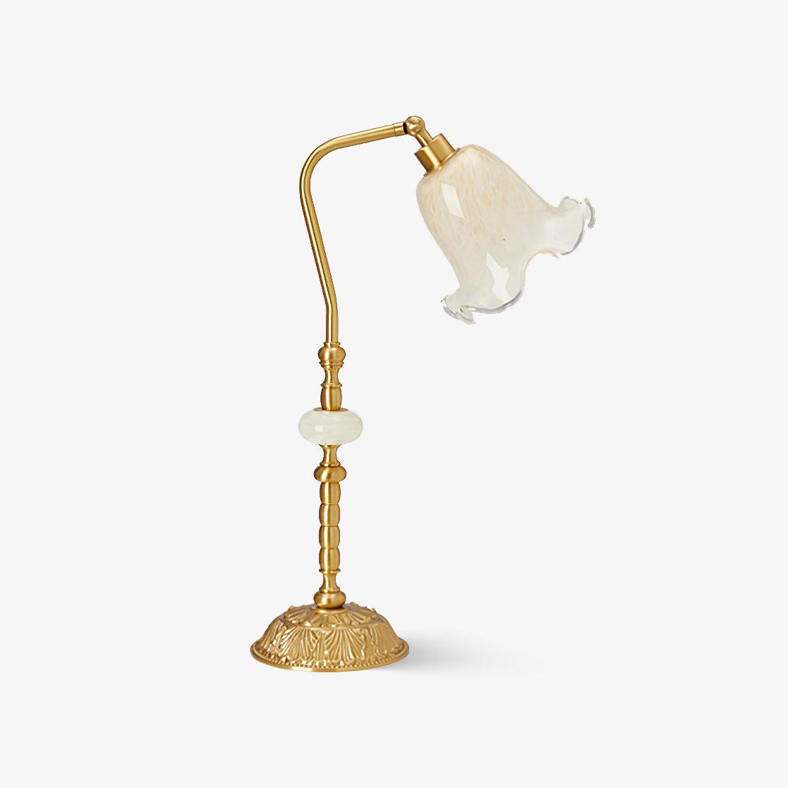 Tulip Brass Minimalist Crystal Table Lamp