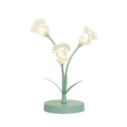 Tulip Flower Modern Crystal Table Lamp