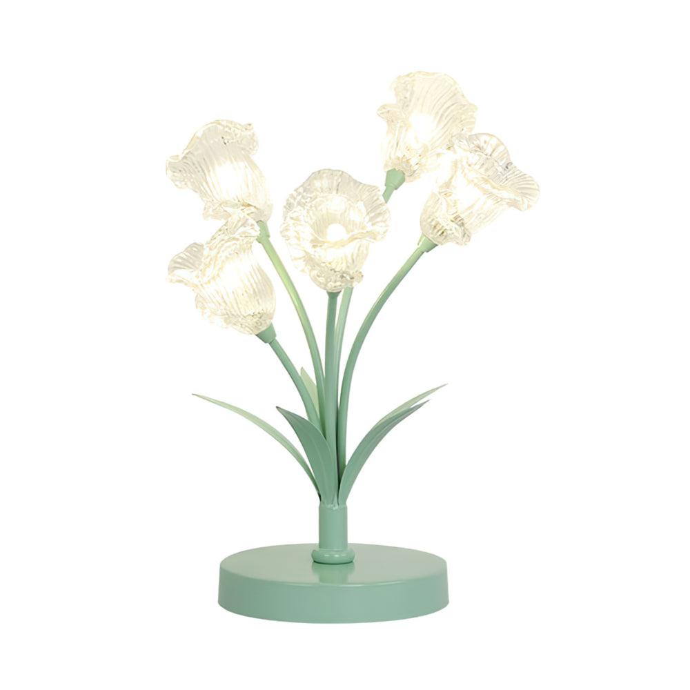 Tulip Flower Modern Crystal Table Lamp