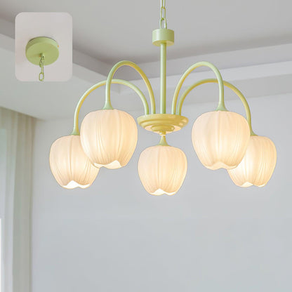 Tulip Matcha Modern Crystal Chandelier