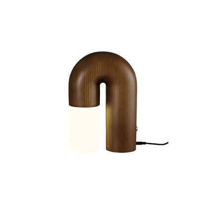 U Shaped Door Luxury Wood Table Lamp