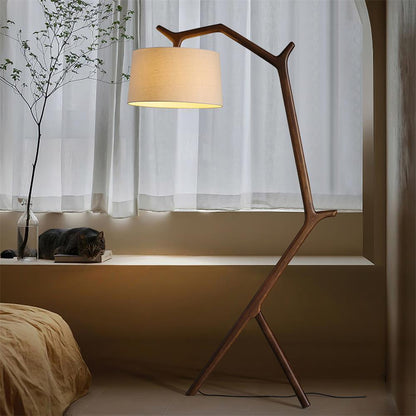 Umahi Modern Wood Floor Lamp