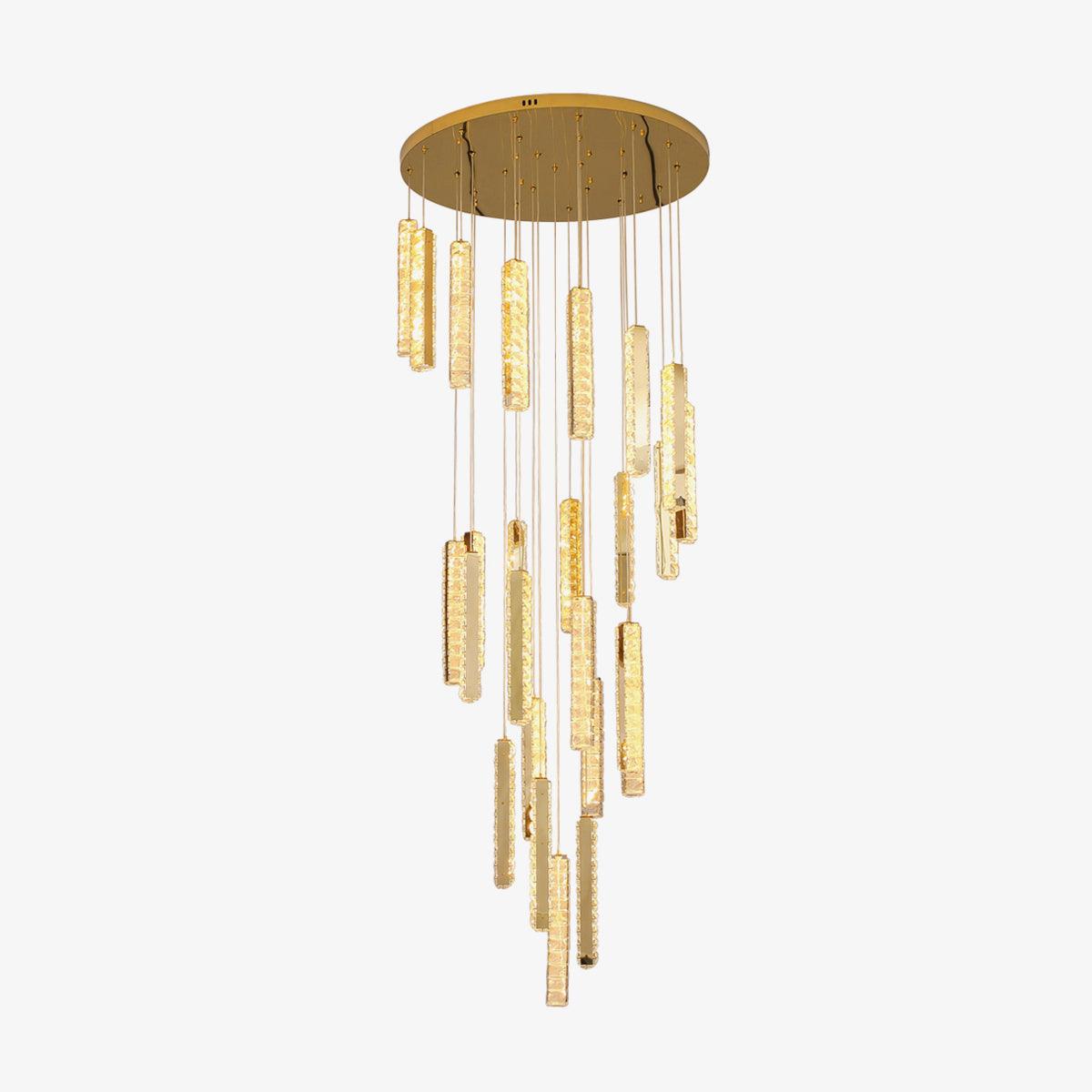 Villa Forci Eclectic Metal Chandelier