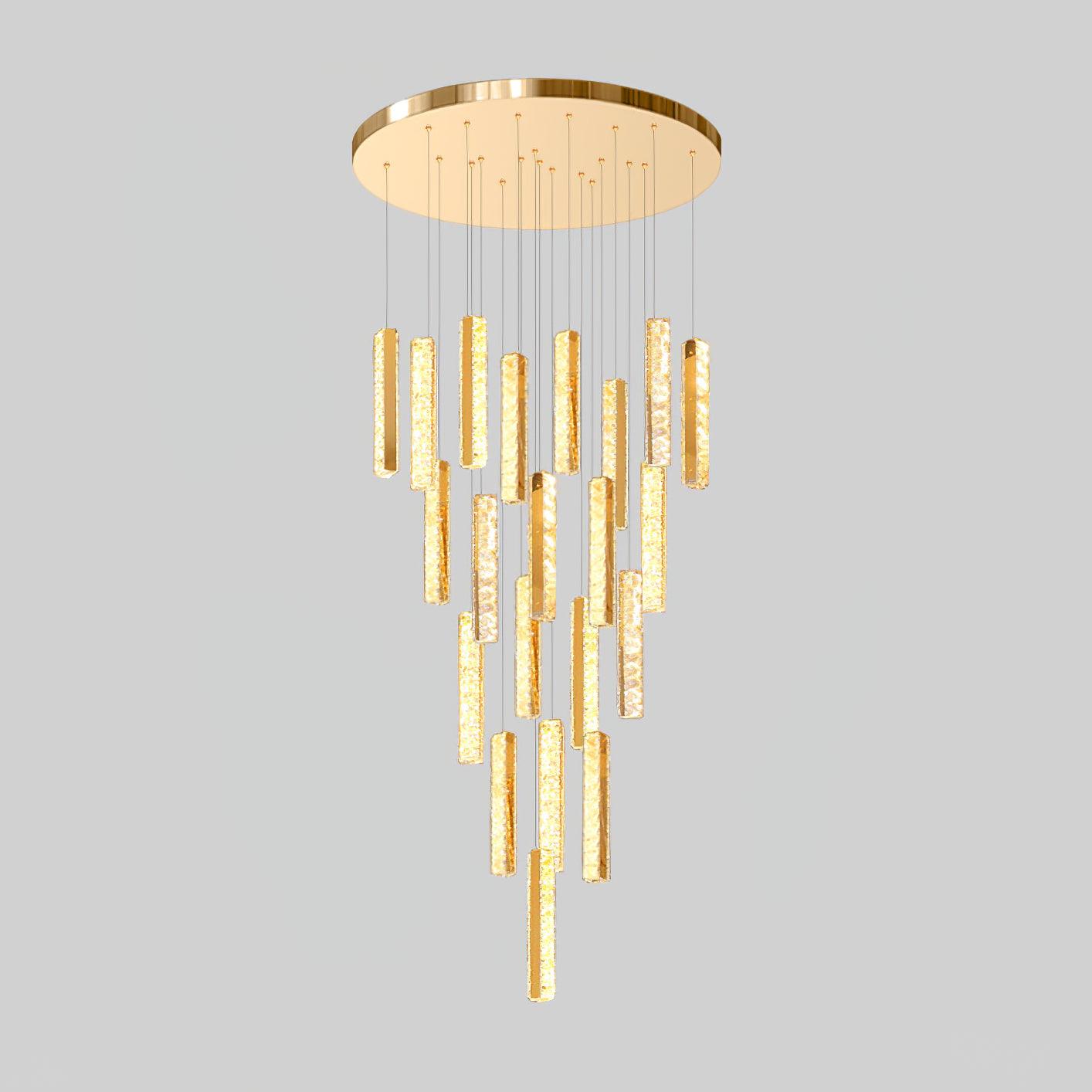 Villa Forci Eclectic Metal Chandelier