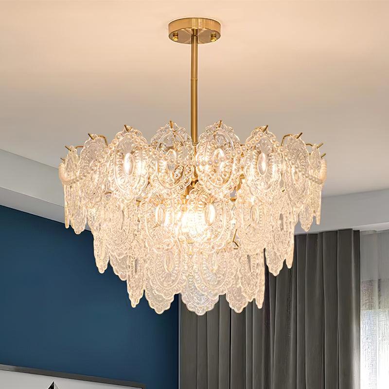 Wave Pearl Modern Crystal Chandelier