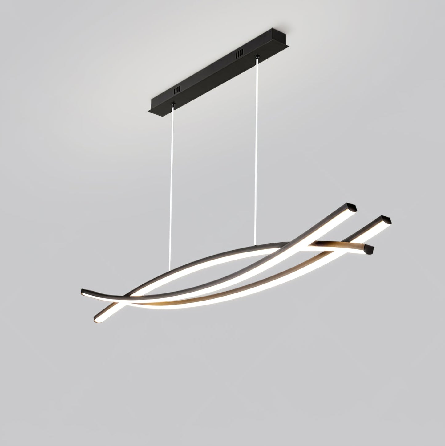 Wishbone LED Modern Aluminum Chandelier