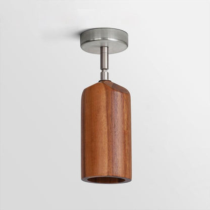 Wood Track Modern Metal Ceiling Lamp