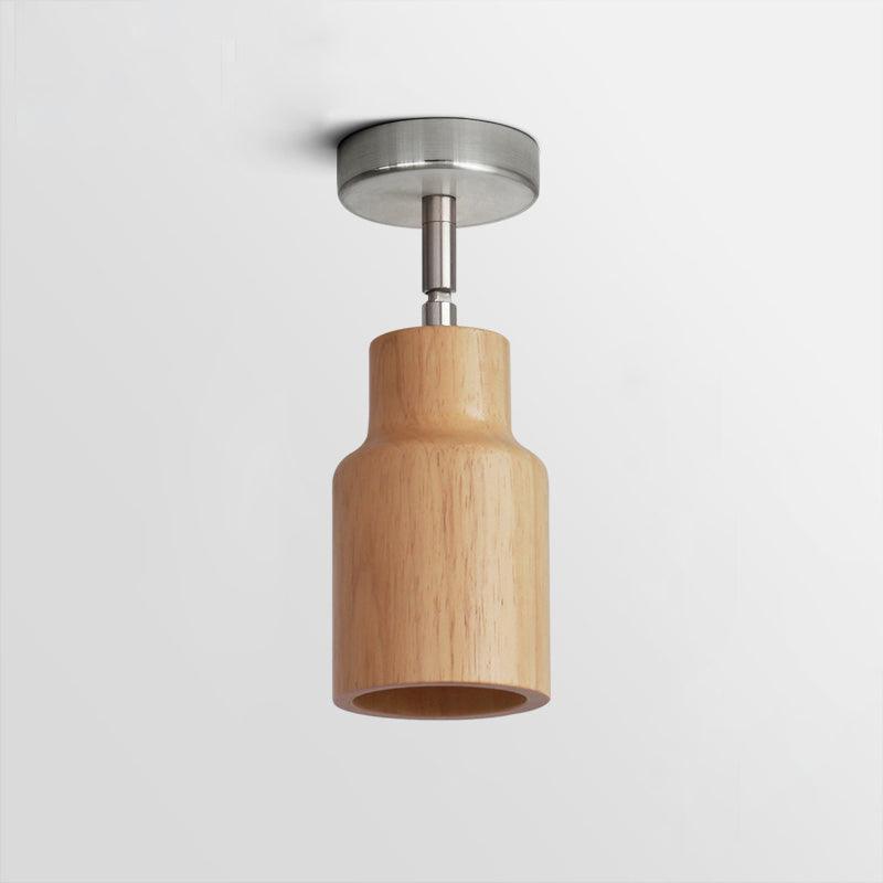 Wood Track Modern Metal Ceiling Lamp