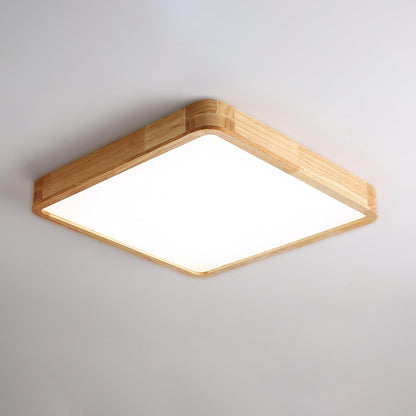 Wooden Geometric Modern Wood Ceiling Light