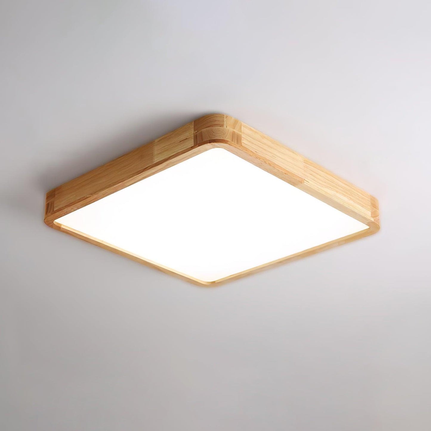 Wooden Geometric Modern Wood Ceiling Light