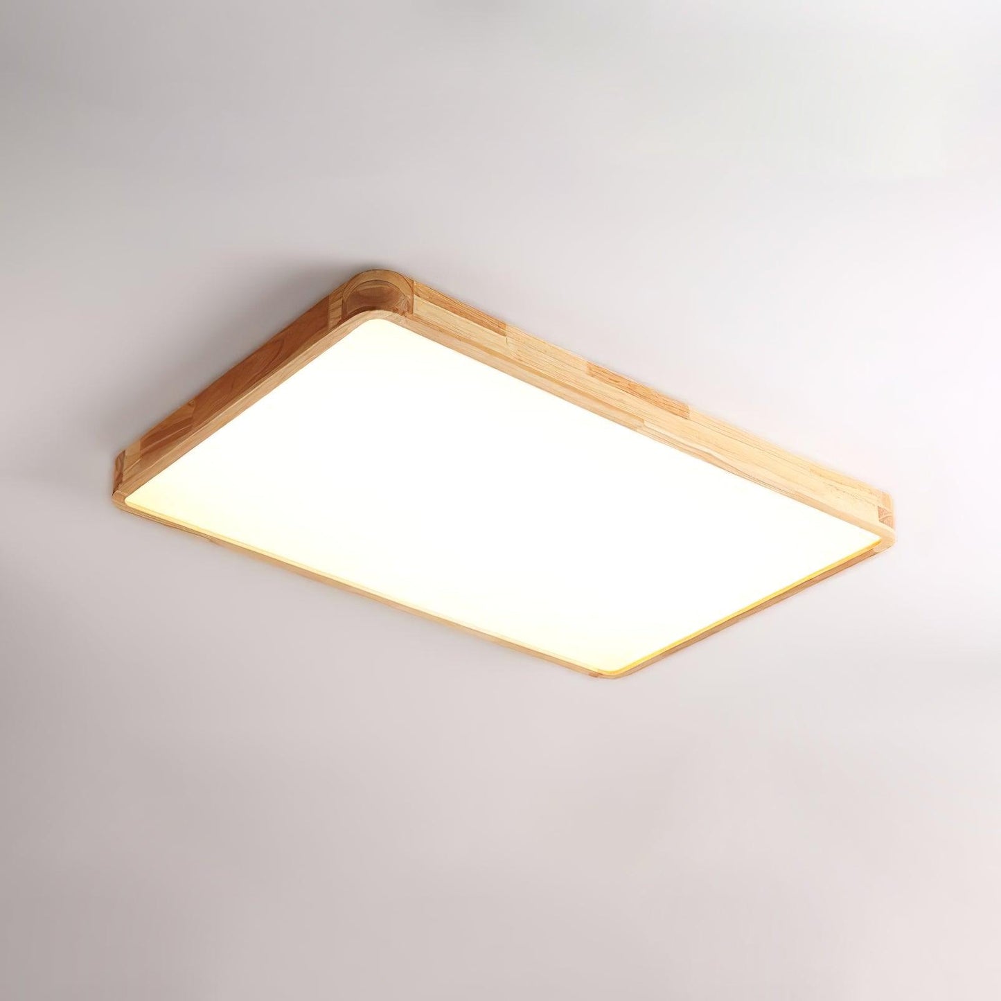 Wooden Geometric Modern Wood Ceiling Light