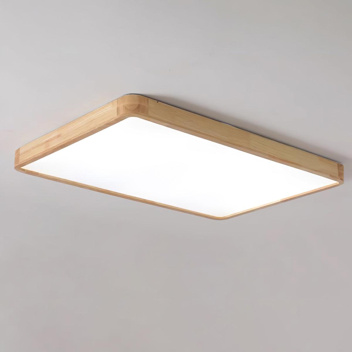 Wooden Geometric Modern Wood Ceiling Light