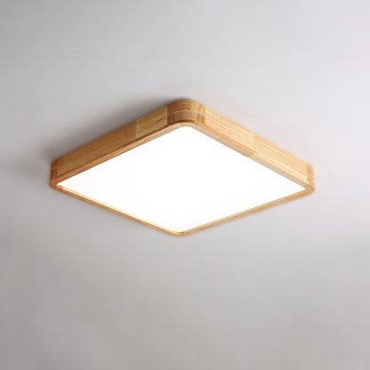 Wooden Geometric Modern Wood Ceiling Light