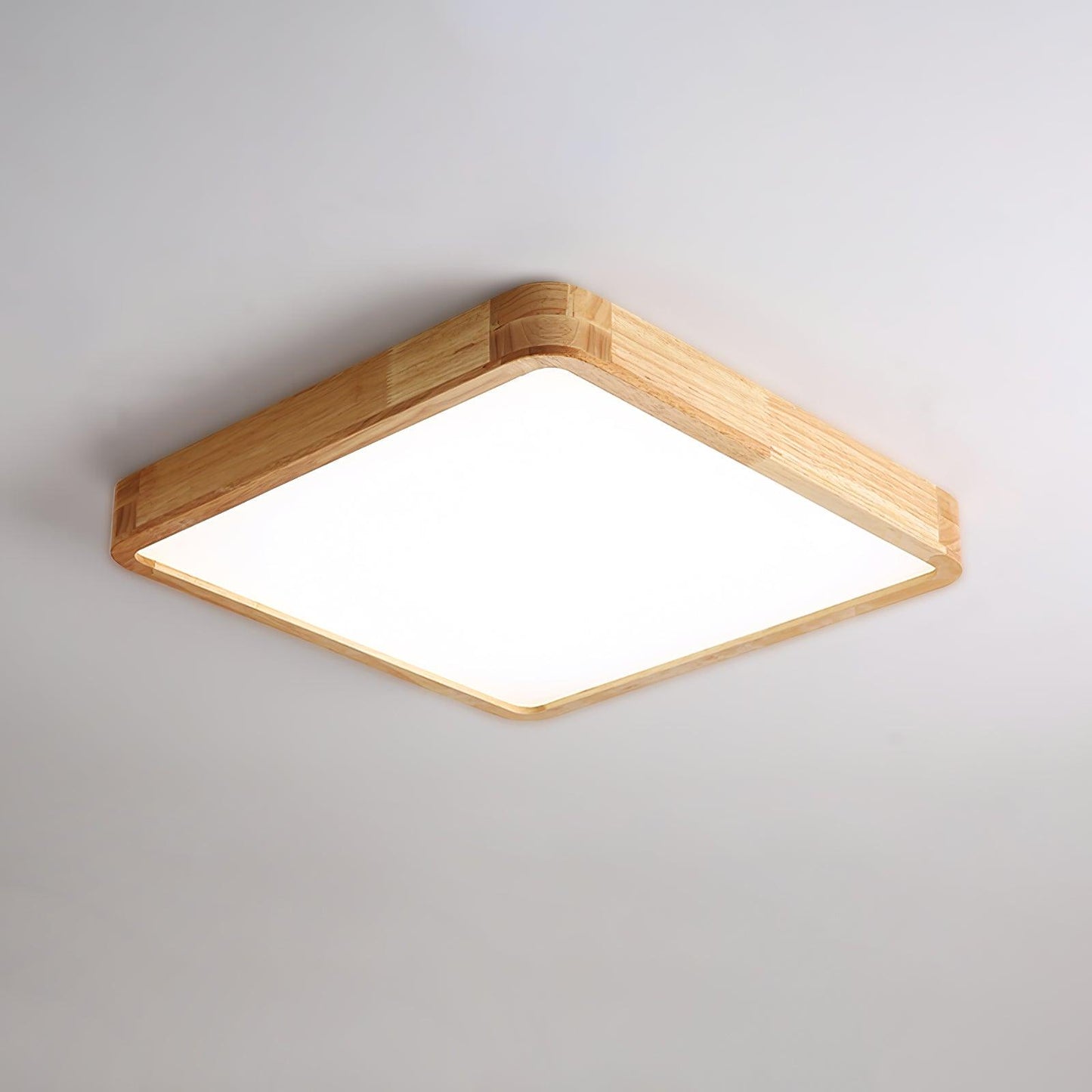 Wooden Geometric Modern Wood Ceiling Light