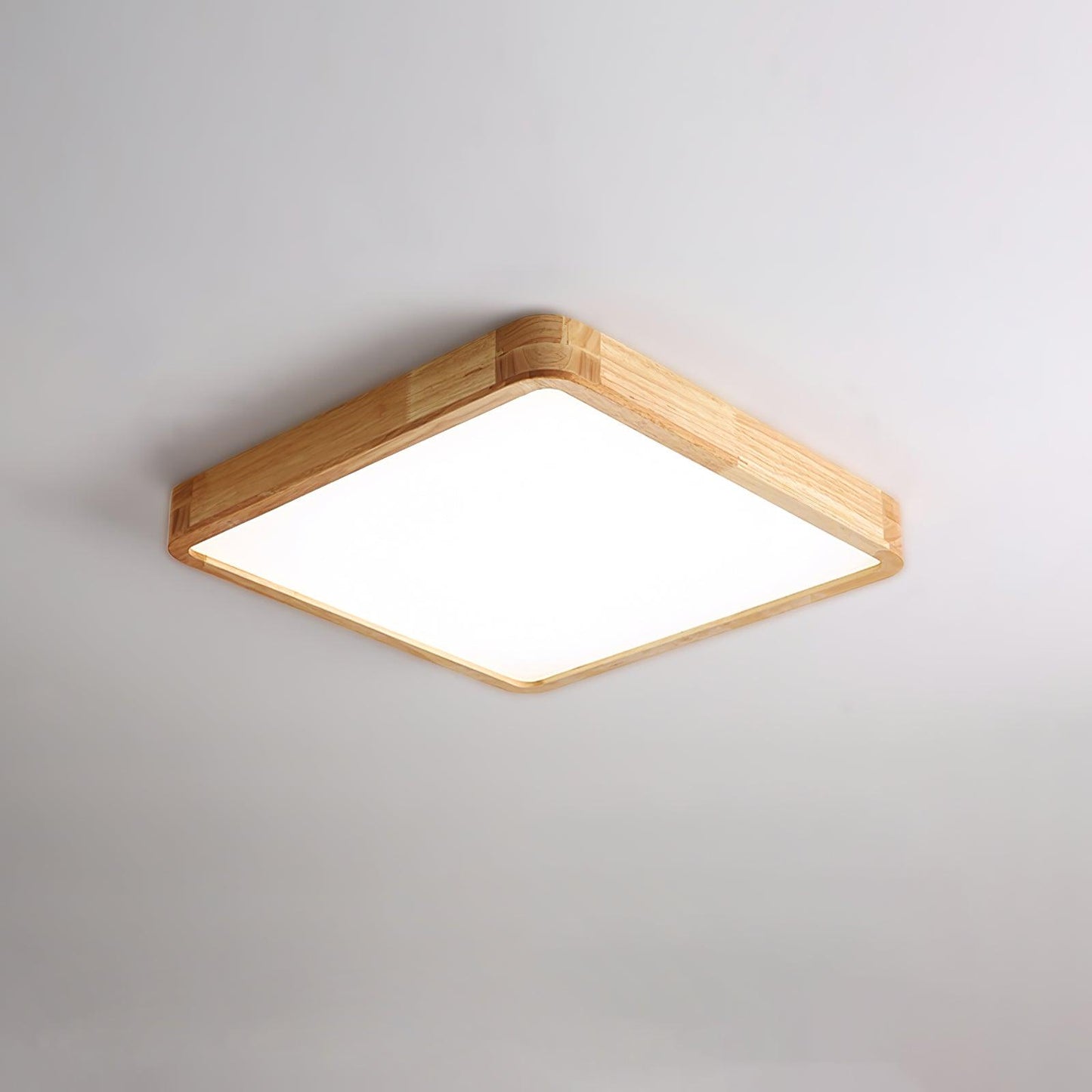 Wooden Geometric Modern Wood Ceiling Light