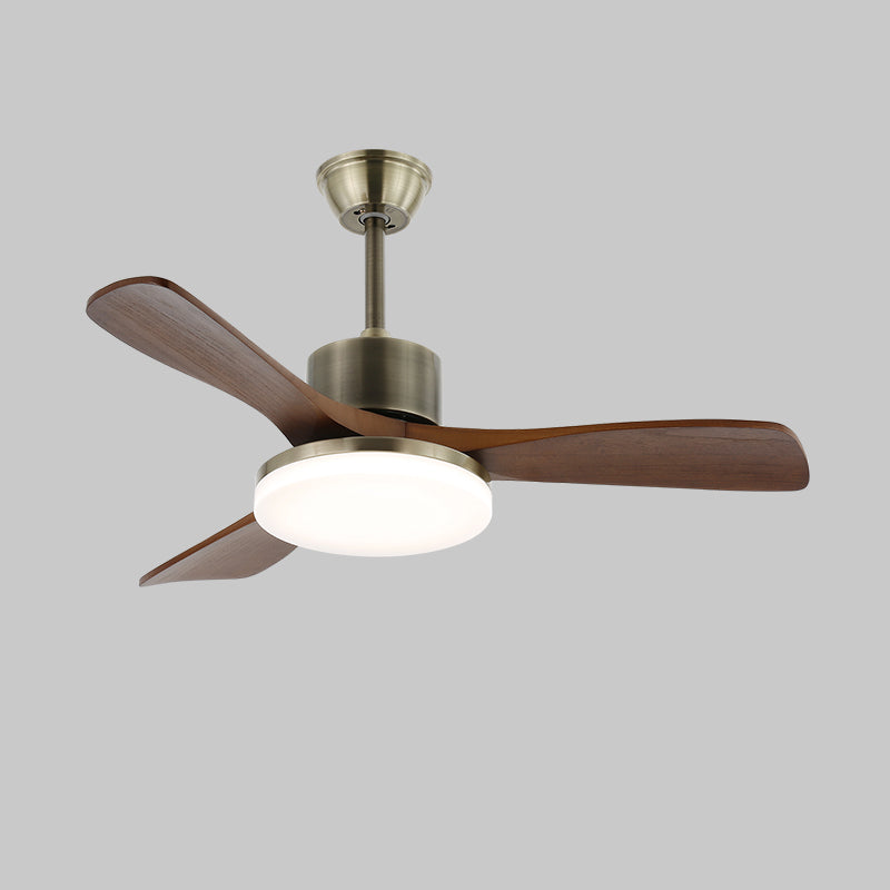 Zephyr Wooden 4252 Modern Metal Ceiling Fan Light