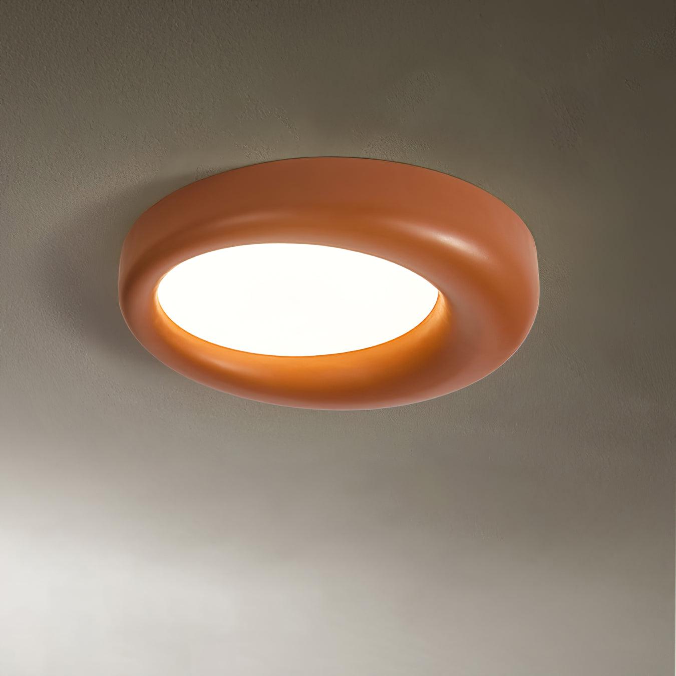 Zero Round Art Deco Material Ceiling Lamp