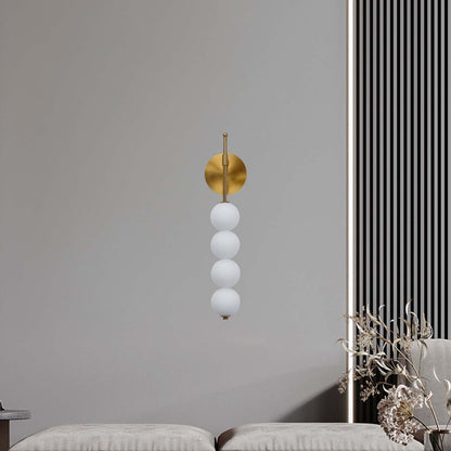 Abacus Eclectic Crystal Wall Lamp