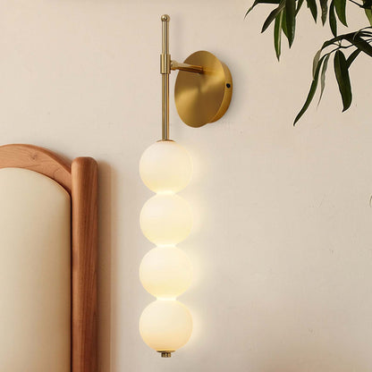 Abacus Eclectic Crystal Wall Lamp