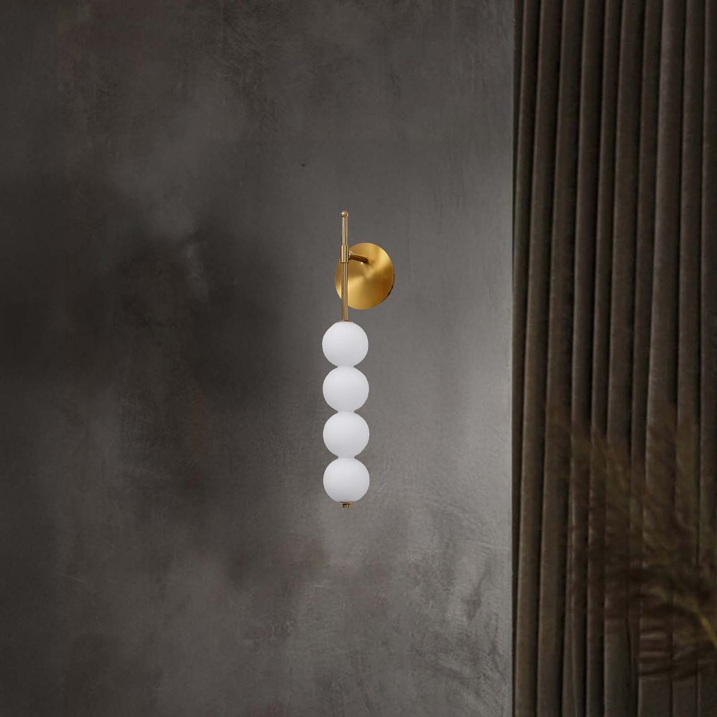 Abacus Eclectic Crystal Wall Lamp