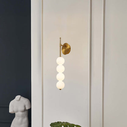 Abacus Eclectic Crystal Wall Lamp