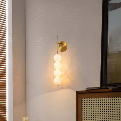 Abacus Eclectic Crystal Wall Lamp