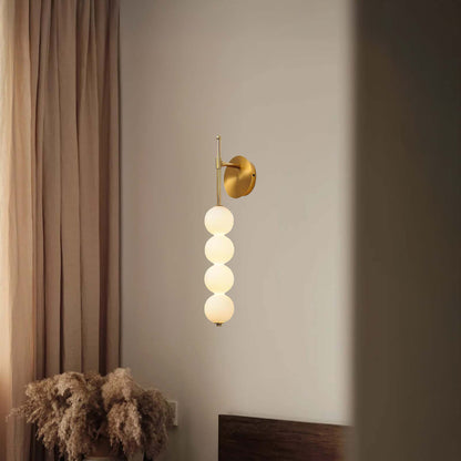 Abacus Eclectic Crystal Wall Lamp